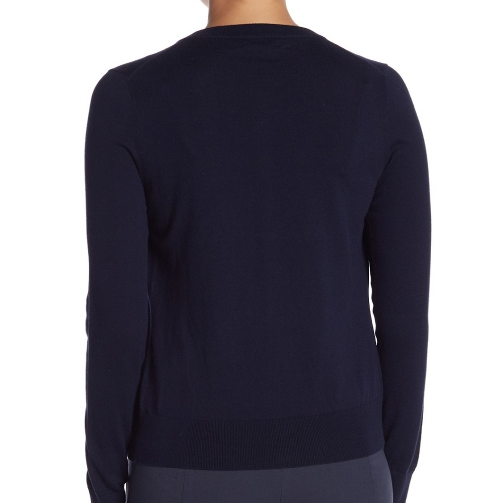 **J. Crew Button Front Navy Blue Cardigan - Picture 2 of 8